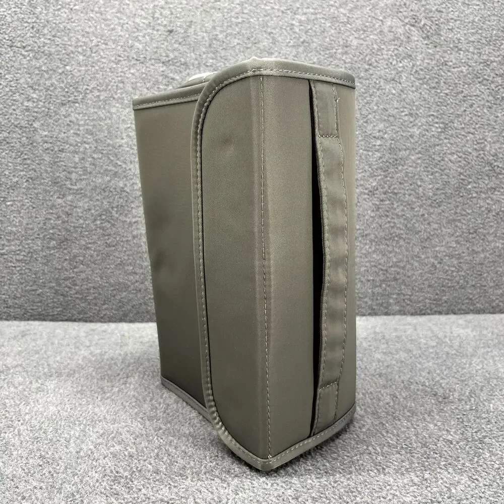 GoGo Travel Bag Hanging Toiletry‎ Cosmetic Pouch Gray Compact Purse
